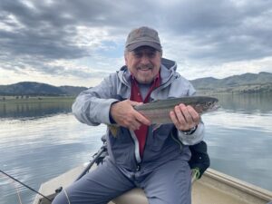 Holter Lake fly fishing Montana