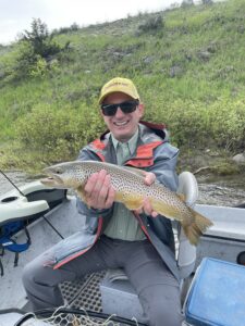 Montana fly fishing Madison River brown trout