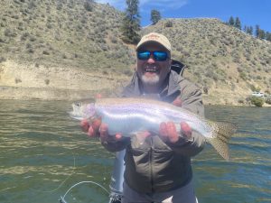 Large rainbow trout on the Missouri River in Montana