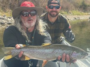 Missouri River fly fishing rainbow trout