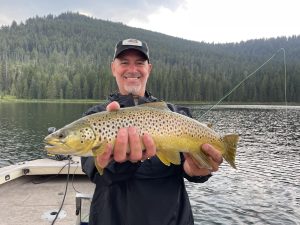 Hebgen Lake lake boat trip