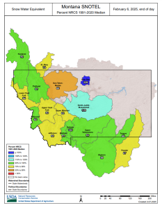 Montana snowpack 2.7.25